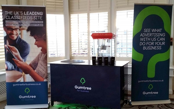 Gumtree branded stand
