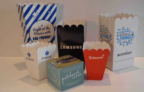 Example Branding on Boxes